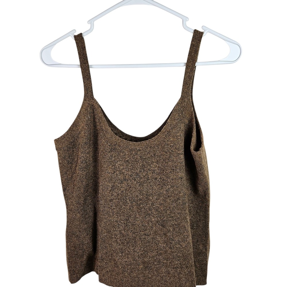 White House Black Market Womens Brown Knit Cardigan Tank Set Size S - Picture 6 of 14